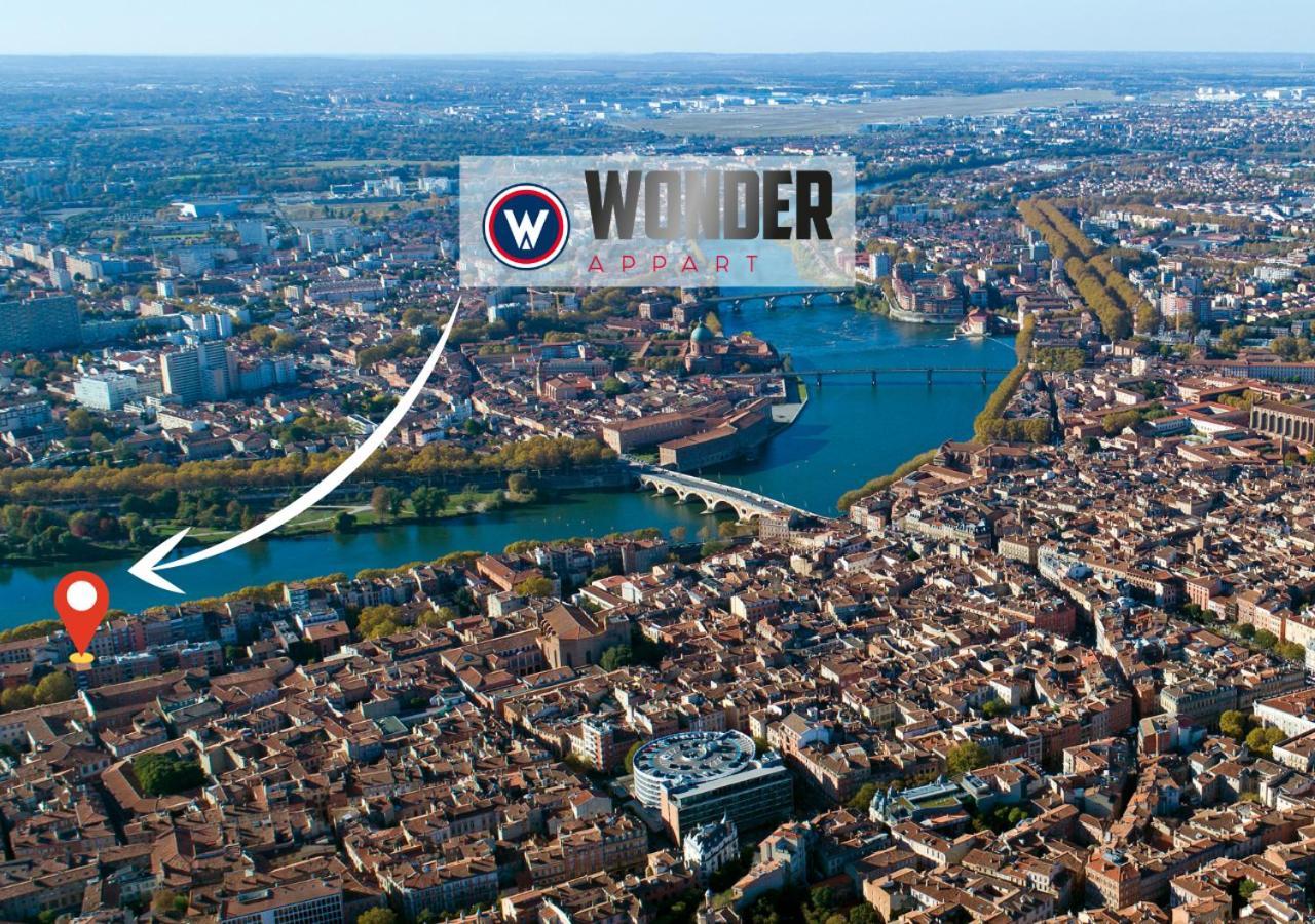Wonder Appart' 402 - Vue Sur Garonne Toulouse Exterior foto